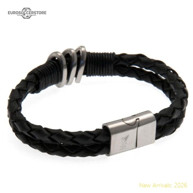 Authentic Liverpool Fc Leather Bracelet - Premium Quality Football