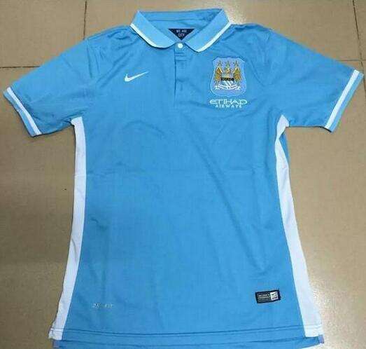 Manchester City Blue 2016-17 Polo Shirt - Official Replica 21953