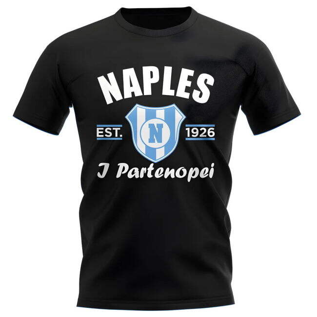 Napoli Established Football T-Shirt (Black)
