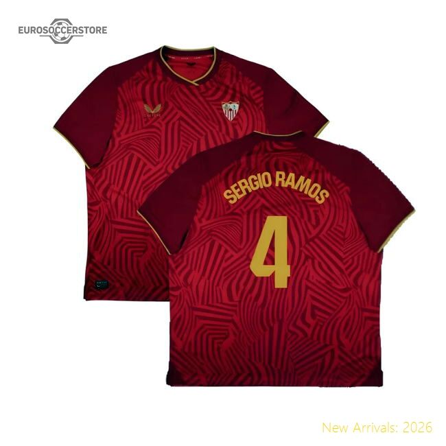 Match Away Football Club Sergio Ramos Jersey Premium Fabric