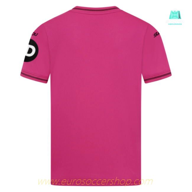 2025-2026 Wolves Goalkeeper Away Shirt (Pink) - Kids