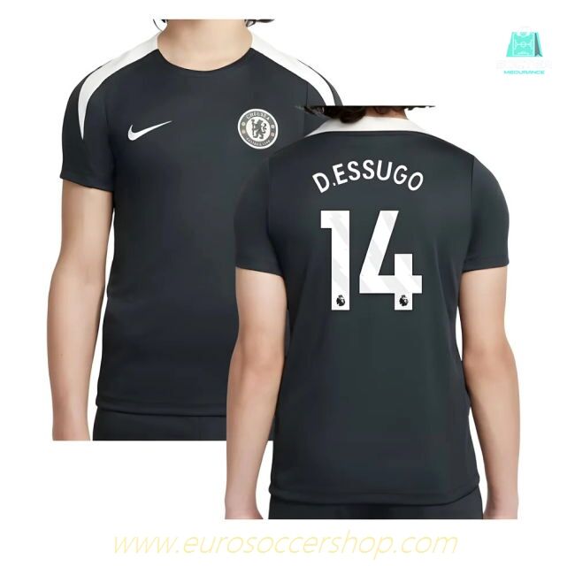 2025-2026 Chelsea Strike Training Shirt (Green) - Kids (D.Essugo 14)