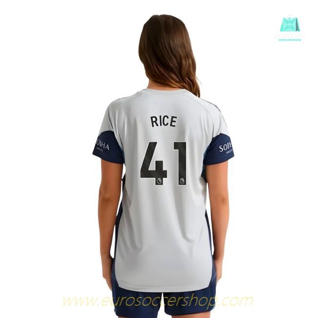2025-2026 Arsenal Training Shirt (Grey Two) - Womens (Rice 41)