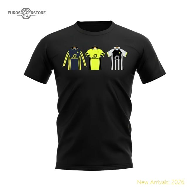 Excellent Dortmund 1996-1997 Retro Shirt T-shirt (black) (bellingha