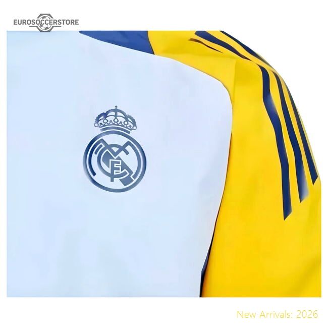 Luxury 2024-2025 Real Madrid Allweather Jacket (glow Blue)