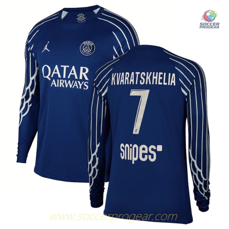 PSG High Quality Fourth Soccer Jersey 2024/25 Collection Long-Sleeves Kvaratskhelia