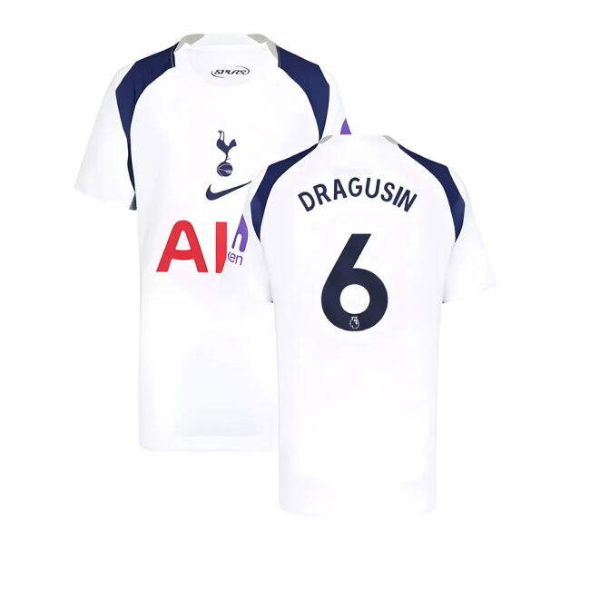 2025-2026 Tottenham Hotspur Home Shirt (Kids) (Dragusin 6) - offici...