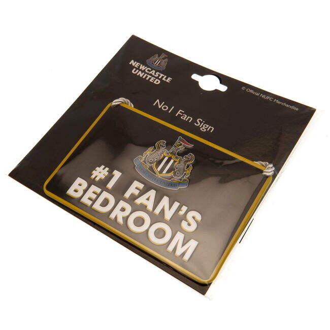 match worn Newcastle United FC Bedroom Sign No1 Fan