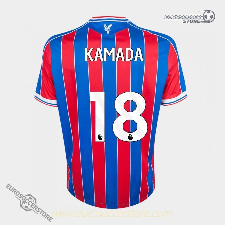 Crystal Palace 25-26 Season Home KAMADA 18 Football Jersey