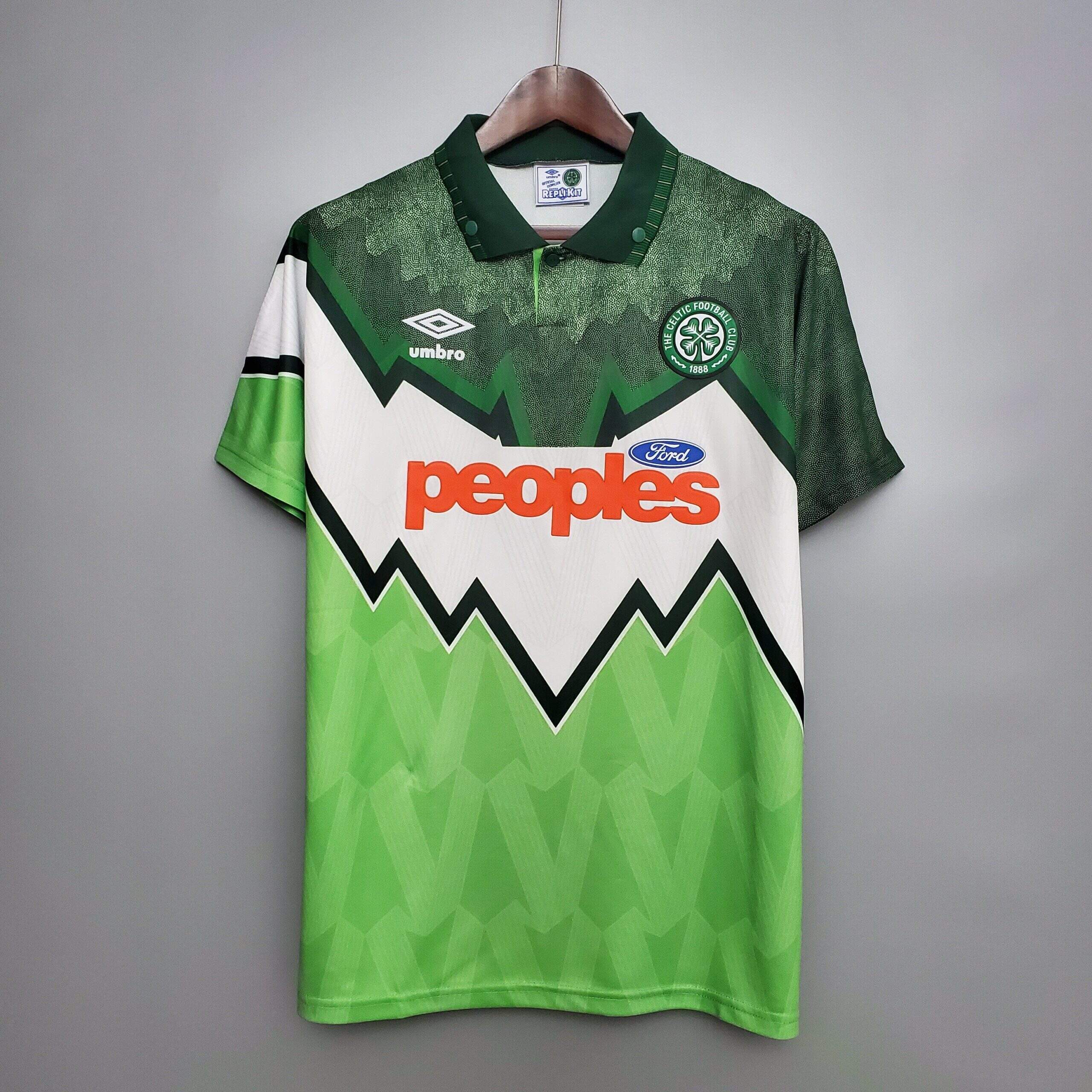 1991-1992 Celtic Home retro kit