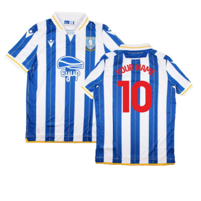 2023-2024 Sheffield Wednesday Home Shirt (Your Name) (Limited Edition)