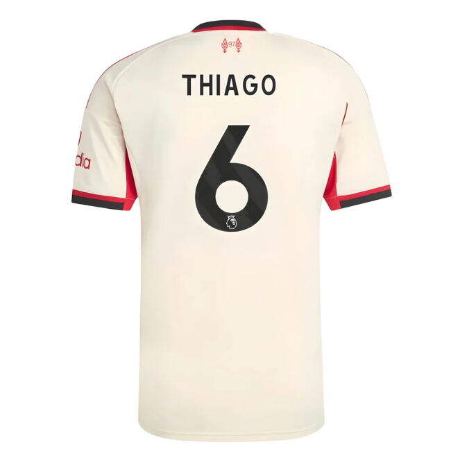 2025-20 Liverpool Away Soccer Jersey Thiago #6 L S