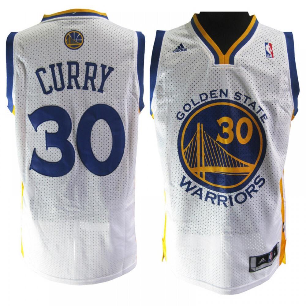 Pro Grade Stephen Curry30 White Jersey - NBA Collection