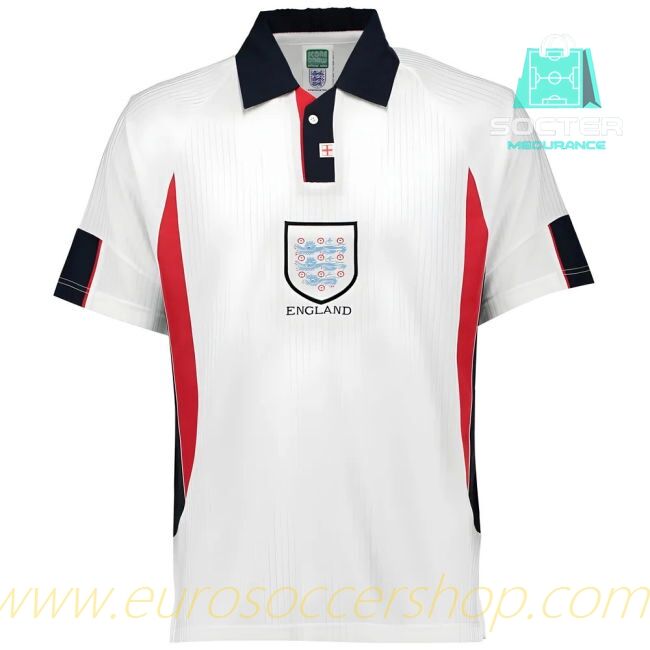 Three Lions Home Football Shirt World Cup (Shearer 9)