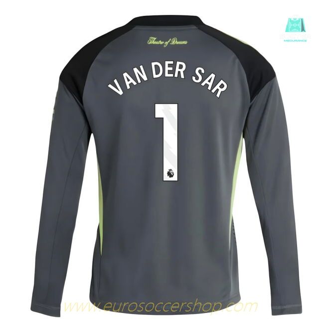 2025-2026 Man Utd Home Goalkeeper Shirt (Grey) - Kids (Van Der Sar 1)