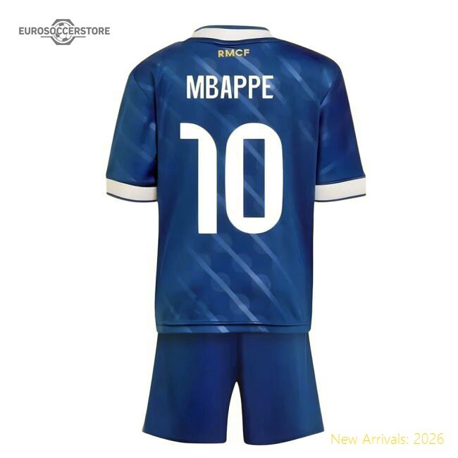 Real Primera Division Mbappe Third Authentic Jersey Performance Fabric