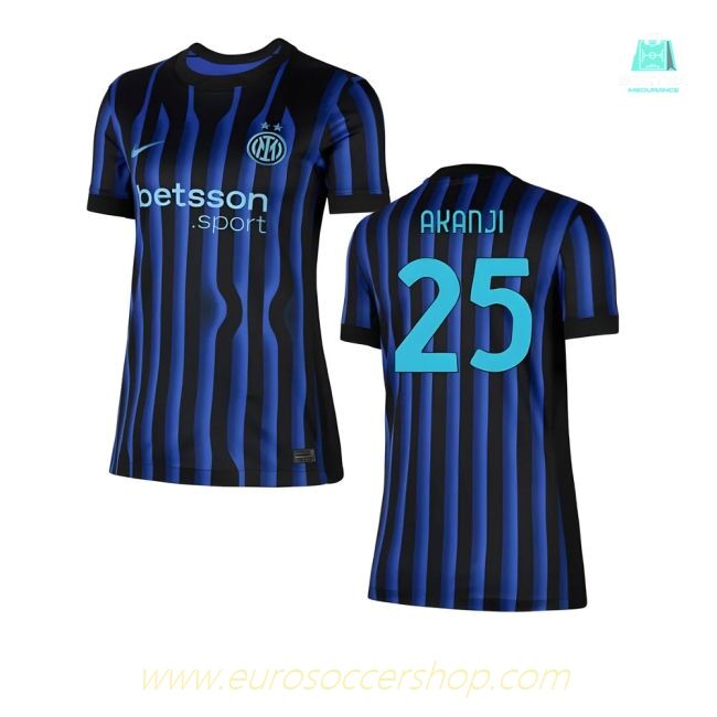 2025-2026 Inter Milan Home Shirt (Womens) (Akanji 25)