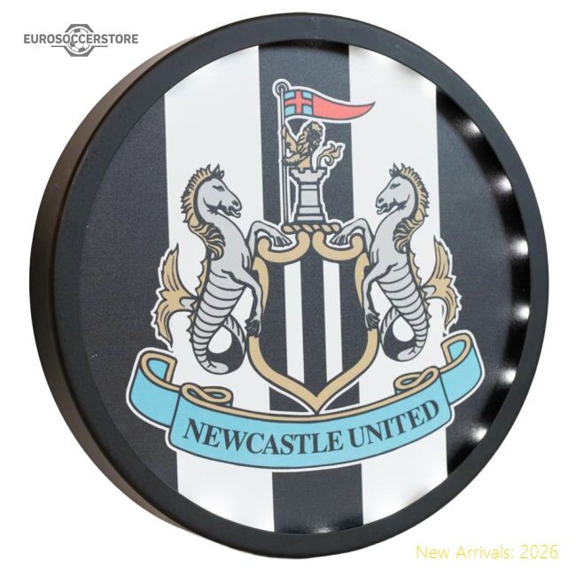 Premium Newcastle United Fc Metal Led Logo Sign - Premium Quality