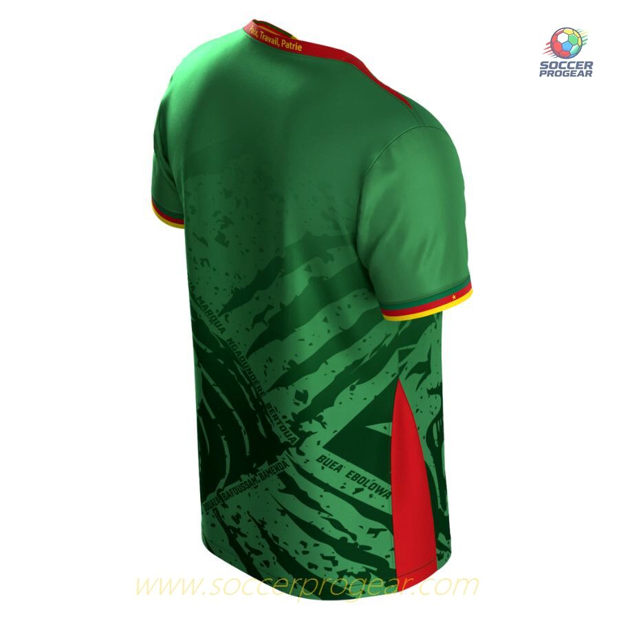 Cameroon Home Team Jersey Kids Team Jersey 2025 Season 2026