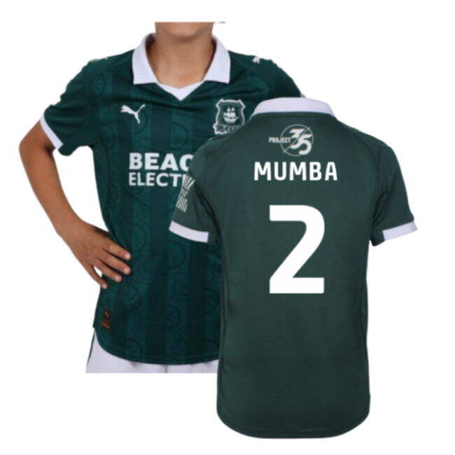 2025-2026 Plymouth Argyle Home Shirt (Kids) (Mumba 2)