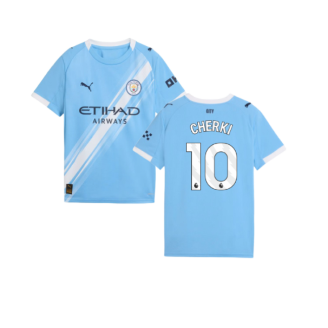 2025-2026 Man City Home Top (Kids) (Cherki 10)
