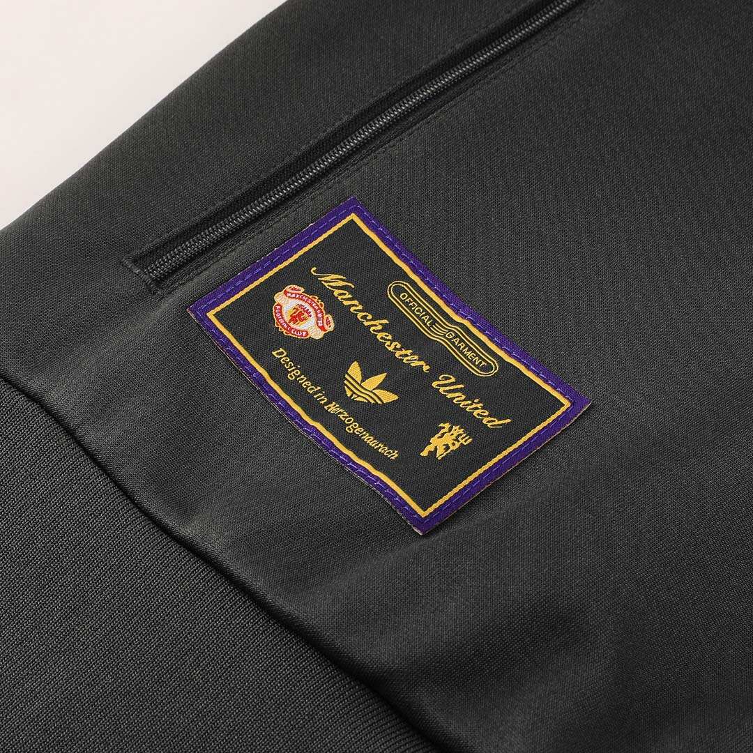 Manchester United Jacket Tracksuit 2025/26 Black