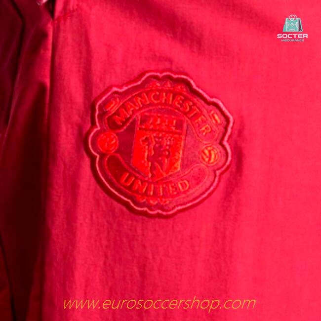2023-2024 Man Utd EU Presentation Pants (Burgundy)