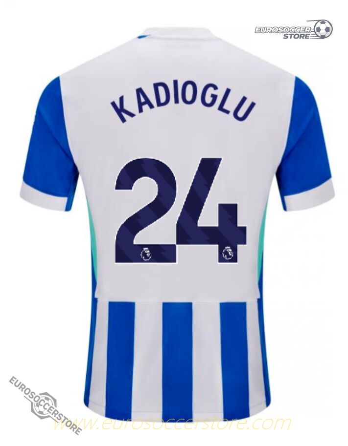 Brighton Hove Albion 25-26 Season Home Jersey Featuring KADIOGLU #24