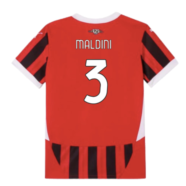 2024-2025 ACM Home Shirt (Kids) (Maldini 3) Antibacterial