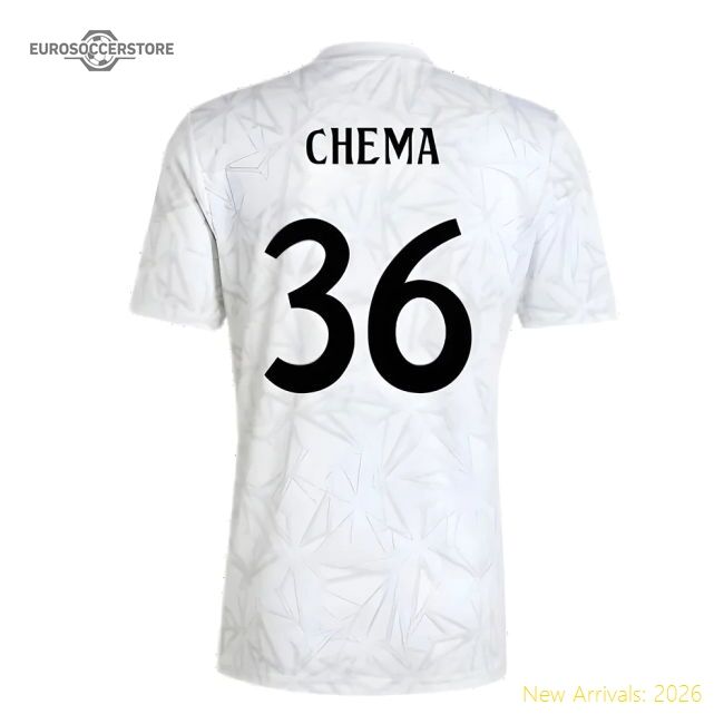 2024-2025 Real Madrid Pre-match Shirt (white) (chema 36)