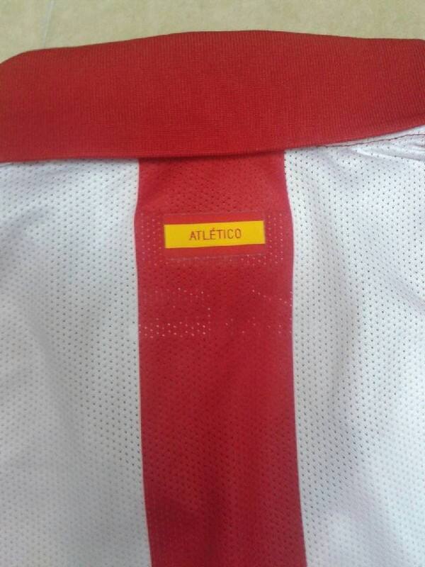 13-14 Atletico Madrid Home Soccer Jersey Shirt - Official Replica 612