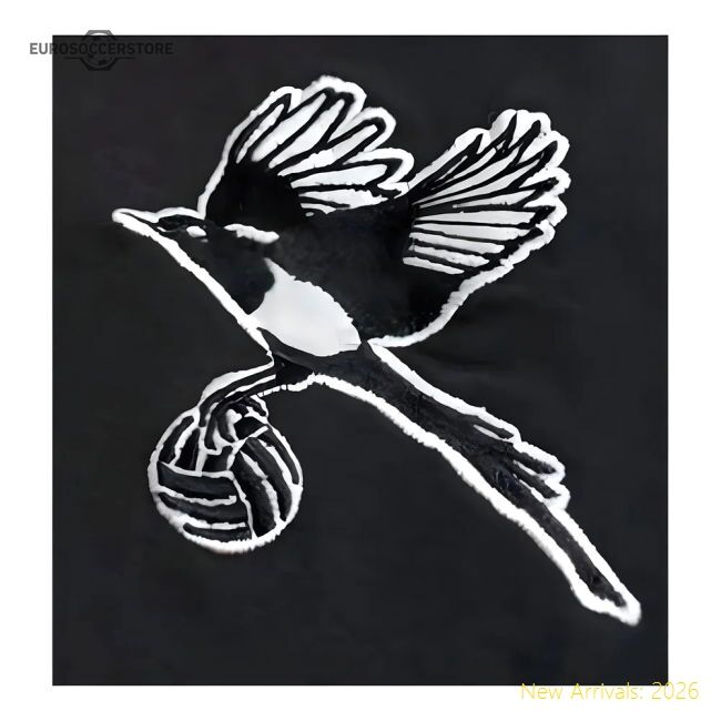 Authentic Newcastle Shearer The Magpie 9 Retro Shirt (black)