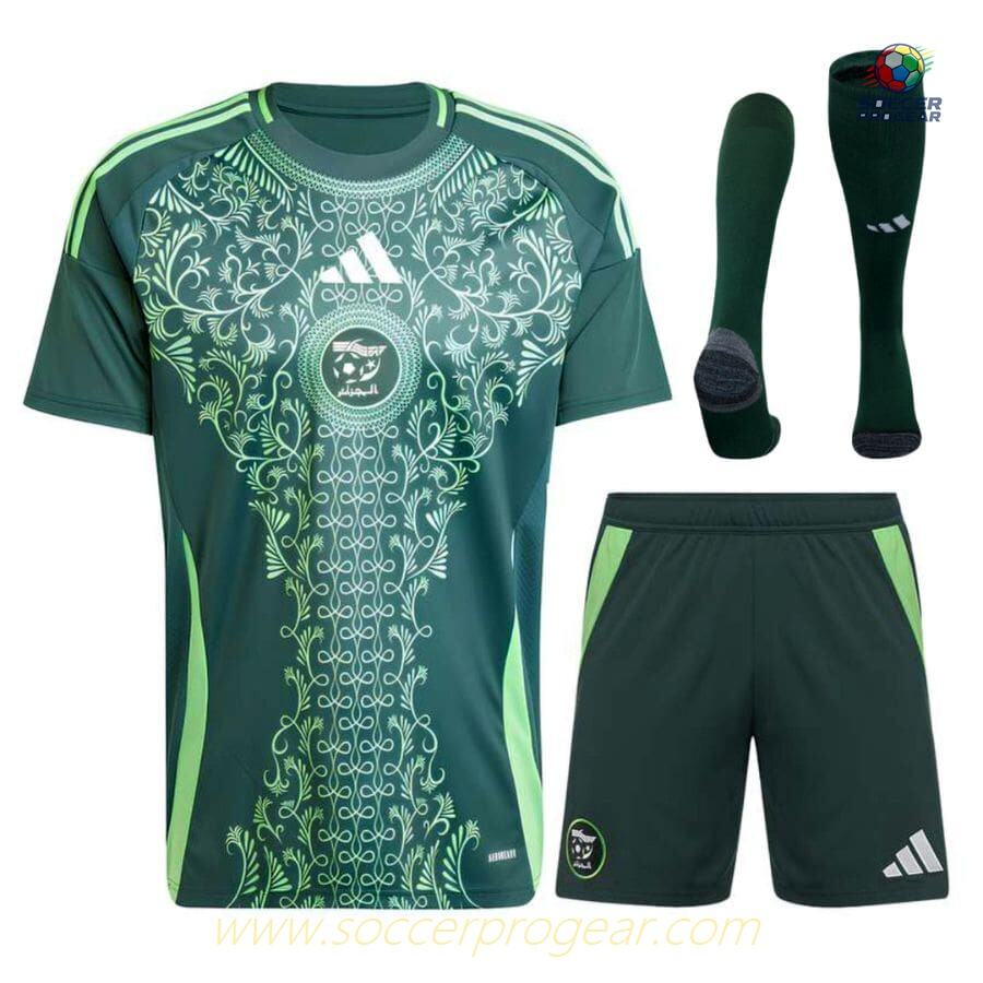 Algeria Away Football Shirt Kids Team Jersey 2024-2025 Edition