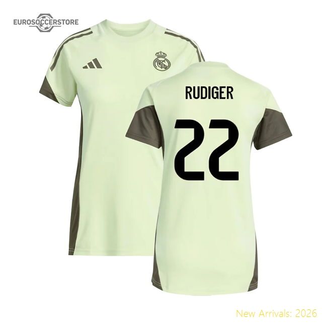 Top-grade 2025-2026 Real Madrid Training Jersey (almost Lime)