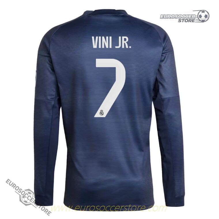 Away Long Sleeve Jersey 25-26 for VINI JR. #7 of Real Madrid