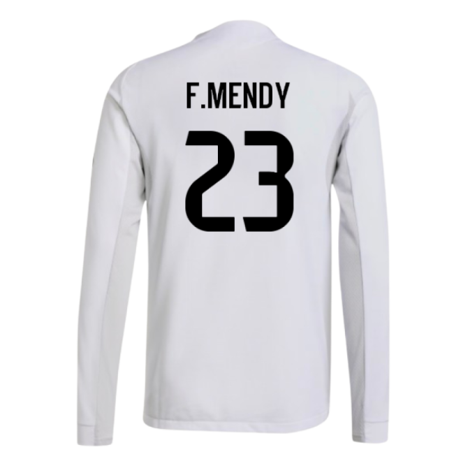 2025-2026 Real Madrid Authentic Long Sleeve Home Shirt (F.Mendy 23)