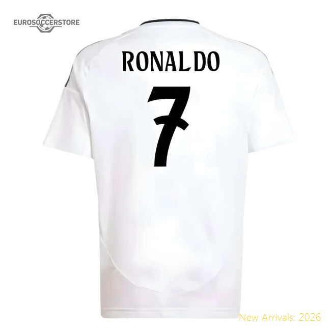2024-2025 Real Madrid Home Jersey (kids) (ronaldo 7) - Cr7 Legend