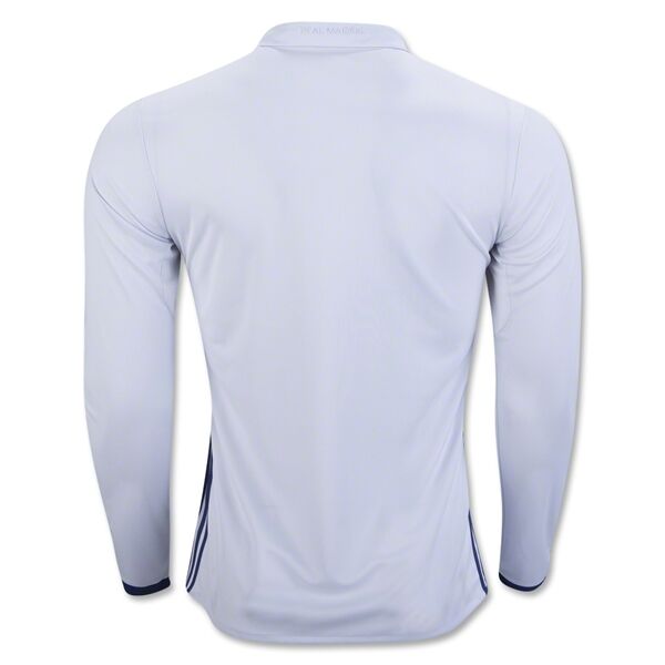 Quick Dry Real Madrid LS Home 201617 Soccer Jersey Shirt