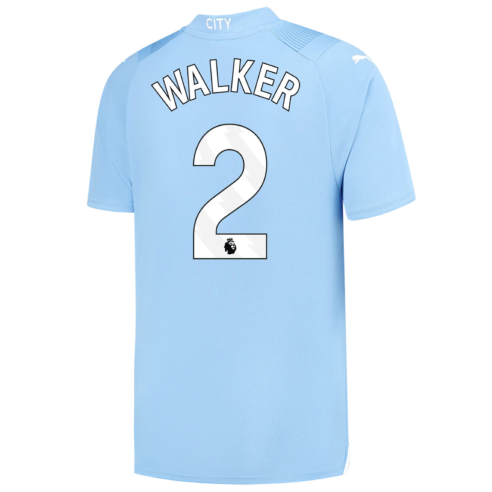 The 23-24 Home Jersey of Manchester City featuring WALKER with the number 2.