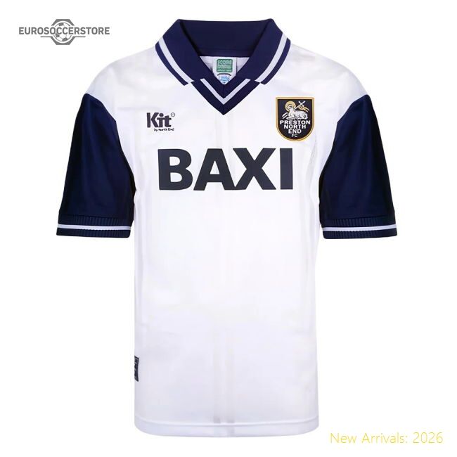 Excellent Preston North End 1996 Home Retro Football Shirt (your Name)