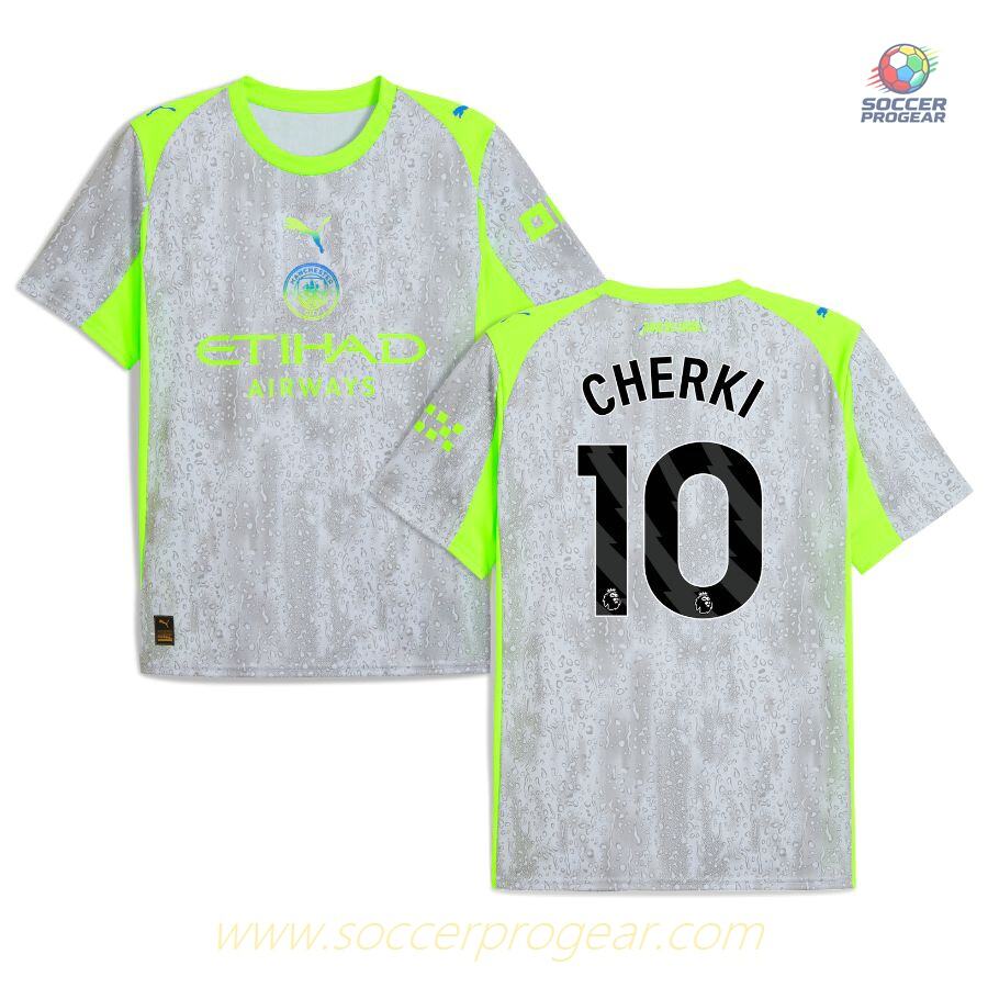 Manchester City Alternate Football Jersey 2025-2026 Season Cherki