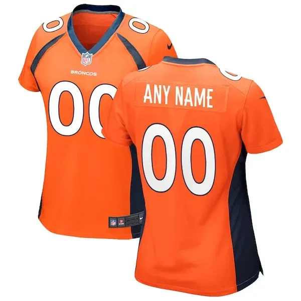 None Game NFL Jersey - Orange | Durable Football Apparel | NFL Footbal