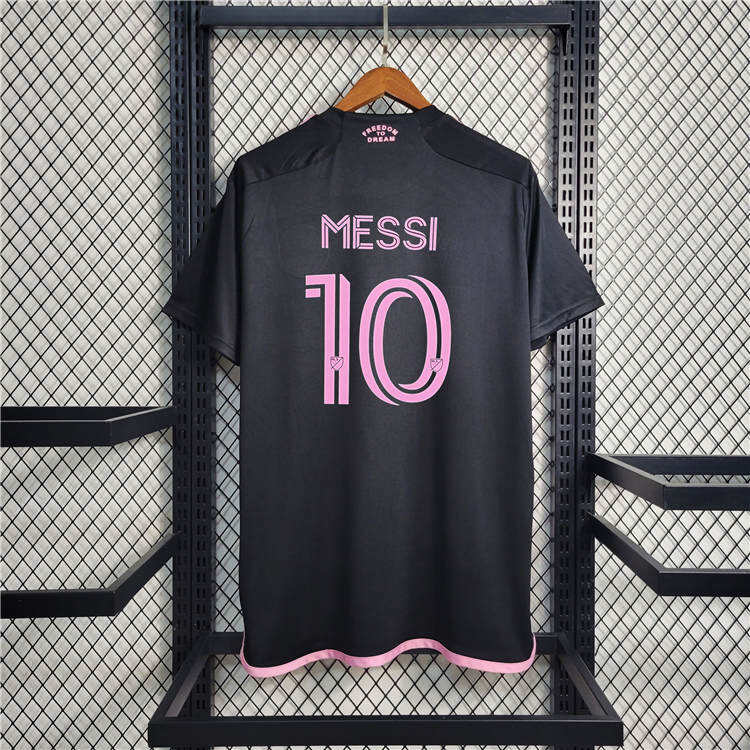 2023 INTER MIAMI AWAY BLACK SHIRT MESSI 10 - Official Replica 6214