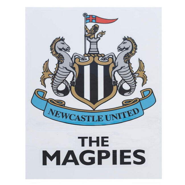 Newcastle United FC A3 Car Decal - game day