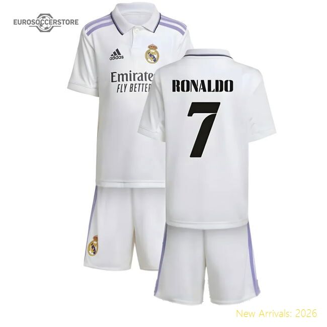 2022-2023 Real Madrid Home Mini Kit (ronaldo 7) - Great Value