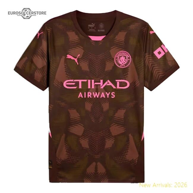 Premium 2024-2025 Man City Third Goalkeeper Shirt (espresso Brown)