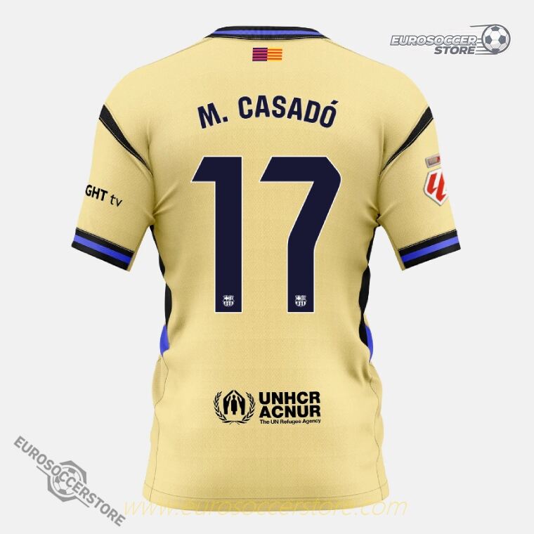 Barcelona Away X Kobe Bryant M. CASADÓ 17 Jersey 25-26 (Player Version)