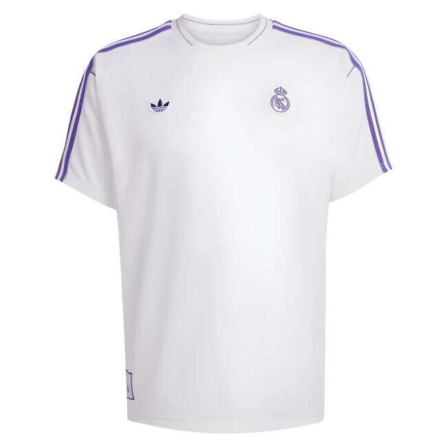 RM Football Shirt (White) Antibacterial Durable Stitching