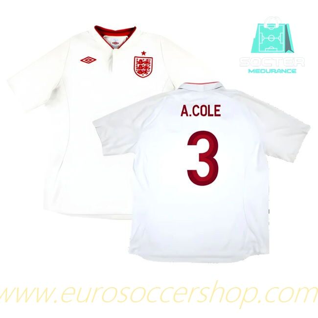 England Home Shirt (A.Cole 3)