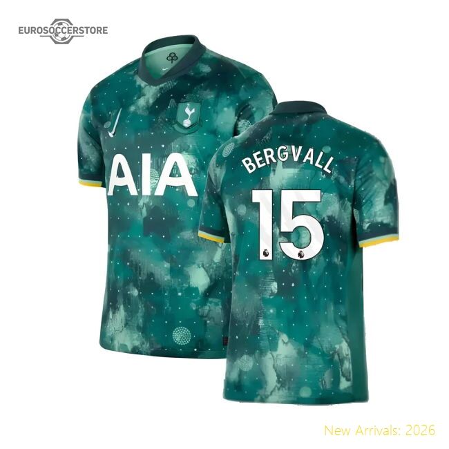 Excellent 2024-2025 Spurs Hotspur Third Shirt (bergvall 15)